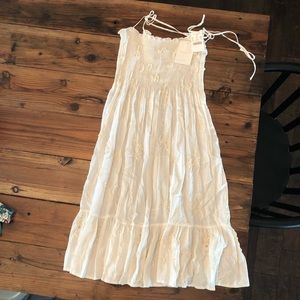 J Crew White sun dress NWT